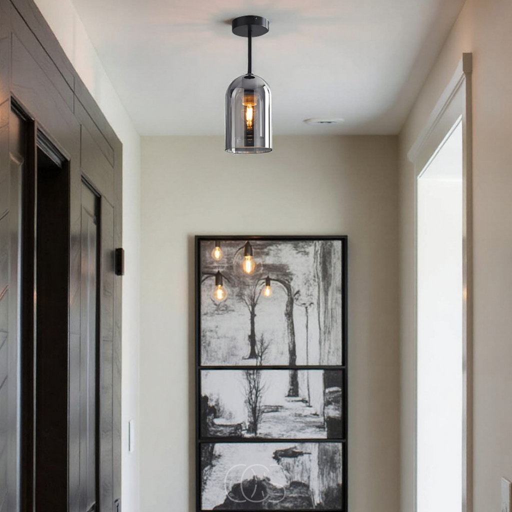Cleroa - Glass Vintage LED ceiling lamp