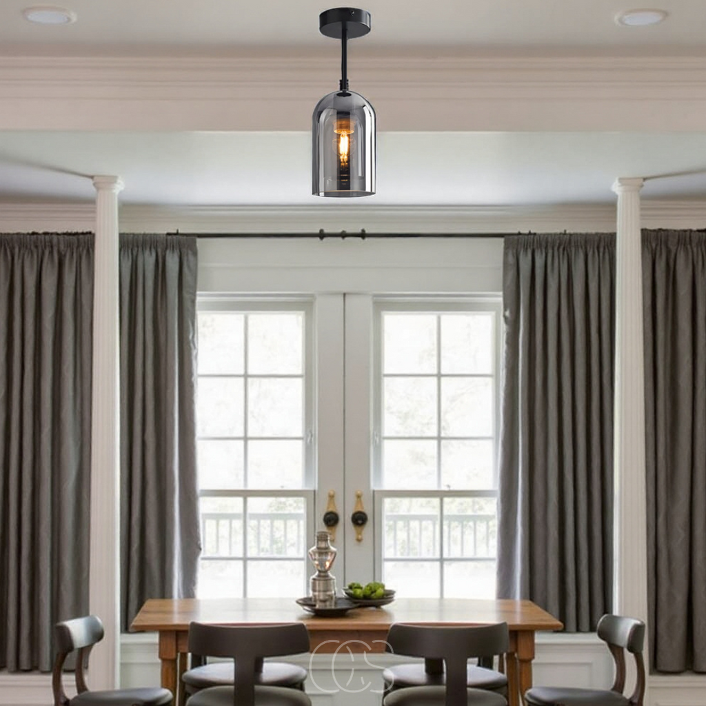 Cleroa - Glass Vintage LED ceiling lamp