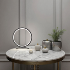 Cleroa - LED-ring bordlampe - moderne minimalistisk design