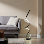 Cleroa - Lampada da terra a spirale LED dimmerabile