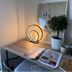 Cleroa - LED Table Lamp Double Ring