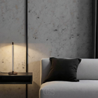 Cleroa - Minimalistisk LED Bordlampe - Moderne Matt Svart Aluminium