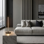 Cleroa - Minimalistisk LED Bordlampe - Moderne Matt Svart Aluminium