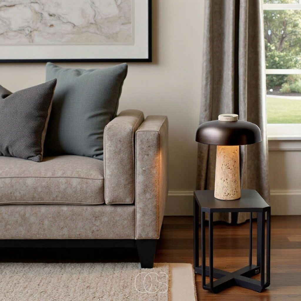 Cleroa - Modern Stone Table Lamp