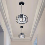 Cleroa - Nordic Pendant Lamp with Spherical Glass - Black Design