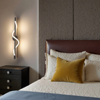 Cleroa - Slim LED wall lamp - Black aluminum
