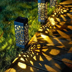 Cleroa - Solar Garden Light Pole - Wireless Solar Outdoor Lamp