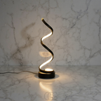 Cleroa - Spiral Lamp – modern design with 3 light colors & energy-efficient LED