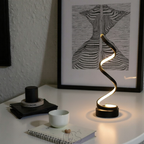 Cleroa - Spiral Lamp – modern design with 3 light colors & energy-efficient LED