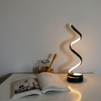 Cleroa - Spiral Lamp – modern design with 3 light colors & energy-efficient LED