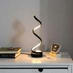 Cleroa - Spiral Lamp – modern design with 3 light colors & energy-efficient LED