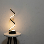 Cleroa - Spiral Lamp – modern design with 3 light colors & energy-efficient LED