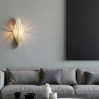 Cleroa - Wall lamp with geometric diamond design