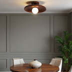 Cleroa - Walnut Ceiling Lamp - Luxury Ceiling Lamp Wood