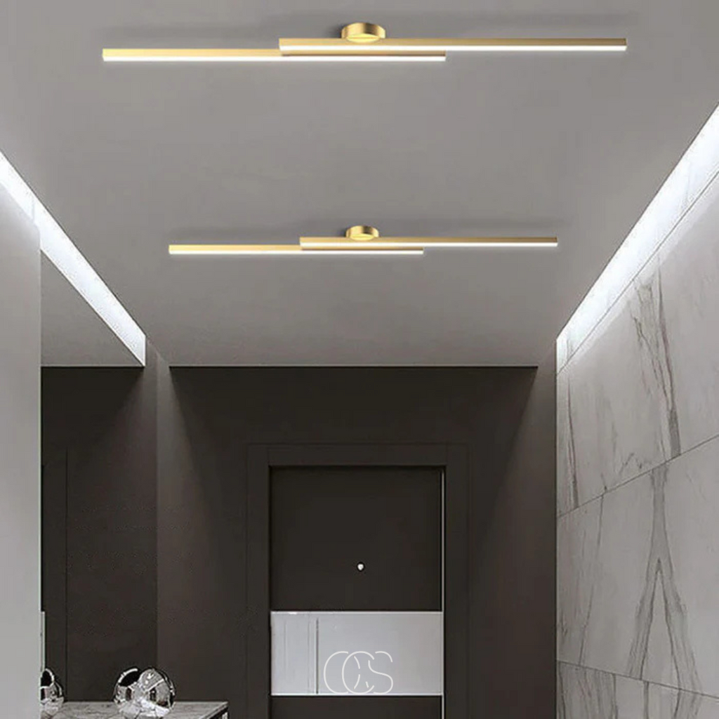 Cleroa - modern aluminum ceiling lamp - Sleek ceiling lighting