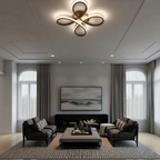 Cleroa – Ceiling lamp LED Klaver – Modern design with atmospheric dimming function